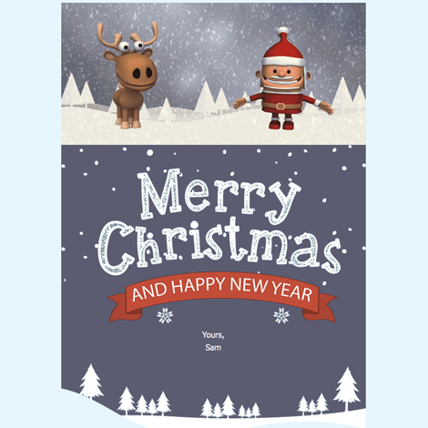 Merry Christmas eCard 1